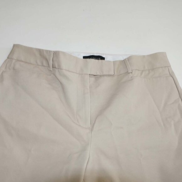 Talbots Women's Newport Slim Ankle Pants Size 10 Beige High Rise 29.5" Inseam - Picture 2 of 6